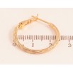 Серьги Xuping цвет Позолота 18K кольца (конго) "Декоративный узор" ø 2.5см фото №2 Серьги Xuping цвет Позолота 18K кольца (конго) "Декоративный узор" ø 2.5см фото №2