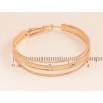 Сережки Xuping колір Позолота 18K кільця (конго) "Декоративний візерунок" ø 4см фото №2 Сережки Xuping колір Позолота 18K кільця (конго) "Декоративний візерунок" ø 4см фото №2