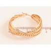 Сережки Xuping колір Позолота 18K кільця (конго) "Декоративний візерунок" ø 3.5см фото №2 Сережки Xuping колір Позолота 18K кільця (конго) "Декоративний візерунок" ø 3.5см фото №2