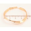 Серьги Xuping цвет Позолота 18K кольца (конго) "Декоративный узор" ø 4см фото №2