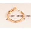 Серьги Xuping цвет Позолота 18K кольца (конго) "Декоративный узор" ø 2см фото №2 Серьги Xuping цвет Позолота 18K кольца (конго) "Декоративный узор" ø 2см фото №2