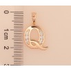 Кулон Xuping M&L колір 18K "Літера Q" для ланцюжка до 6мм фото №3 Кулон Xuping M&L колір 18K "Літера Q" для ланцюжка до 6мм фото №3