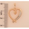 Кулон Xuping M&L цвет 18K "Сердечко" для цепочки до 5мм фото №2 Кулон Xuping M&L цвет 18K "Сердечко" для цепочки до 5мм фото №2