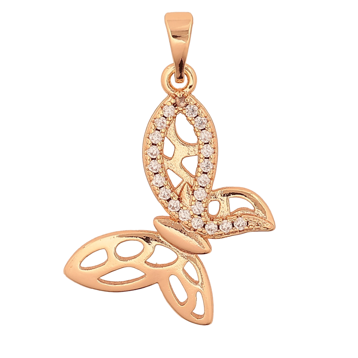 Кулон Xuping M&L цвет 18K "Бабочка" для цепочки до 5мм фото №10