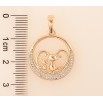 Кулон Xuping M&L колір 18K "Котики" для ланцюжка до 6мм фото №2 Кулон Xuping M&L колір 18K "Котики" для ланцюжка до 6мм фото №2
