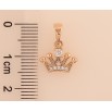 Кулон Xuping M&L цвет 18K "Корона" для цепочки до 5мм фото №2 Кулон Xuping M&L цвет 18K "Корона" для цепочки до 5мм фото №2