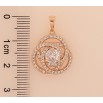 Кулон Xuping M&L цвет 18K "Декоративный цветок с кристаллами" для цепочки до 5мм фото №2 Кулон Xuping M&L цвет 18K "Декоративный цветок с кристаллами" для цепочки до 5мм фото №2