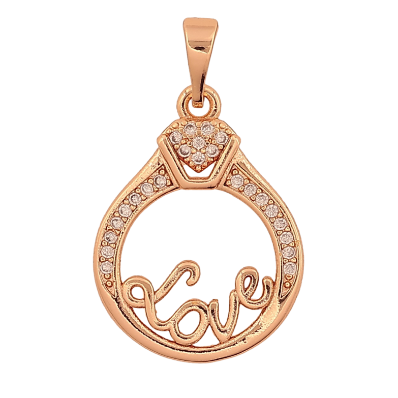 Кулон Xuping M&L колір 18K "Love" для ланцюжка до 5мм фото №14 Кулон Xuping M&L колір 18K "Love" для ланцюжка до 5мм фото №14