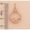 Кулон Xuping M&L цвет 18K "Love" для цепочки до 5мм фото №2 Кулон Xuping M&L цвет 18K "Love" для цепочки до 5мм фото №2