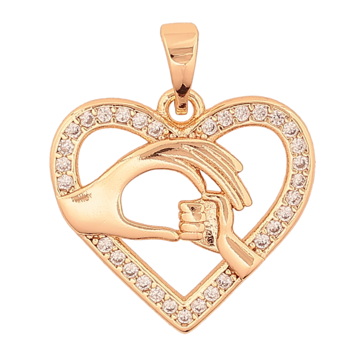 Кулон Xuping M&L цвет 18K "Сердечко" для цепочки до 5мм фото №3 Кулон Xuping M&L цвет 18K "Сердечко" для цепочки до 5мм фото №3