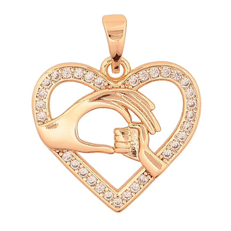 Кулон Xuping M&L цвет 18K "Сердечко" для цепочки до 5мм фото №1 Кулон Xuping M&L цвет 18K "Сердечко" для цепочки до 5мм фото №1