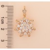 Кулон Xuping M&L цвет 18K "Снежинка с кристаллами" для цепочки до 3мм фото №2 Кулон Xuping M&L цвет 18K "Снежинка с кристаллами" для цепочки до 3мм фото №2