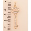 Кулон Xuping M&L колір 18K "Ключик з кристалами" для ланцюжка до 5мм фото №2 Кулон Xuping M&L колір 18K "Ключик з кристалами" для ланцюжка до 5мм фото №2