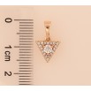 Кулон Xuping M&L цвет 18K "Треугольник с кристаллами" для цепочки до 5мм фото №2 Кулон Xuping M&L цвет 18K "Треугольник с кристаллами" для цепочки до 5мм фото №2