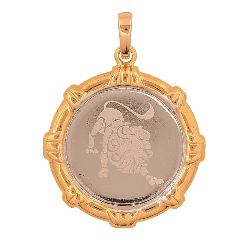Кулон Xuping цвет Позолота 18K + Родий "Знак Зодиака Лев" для цепочки до 5мм фото №21