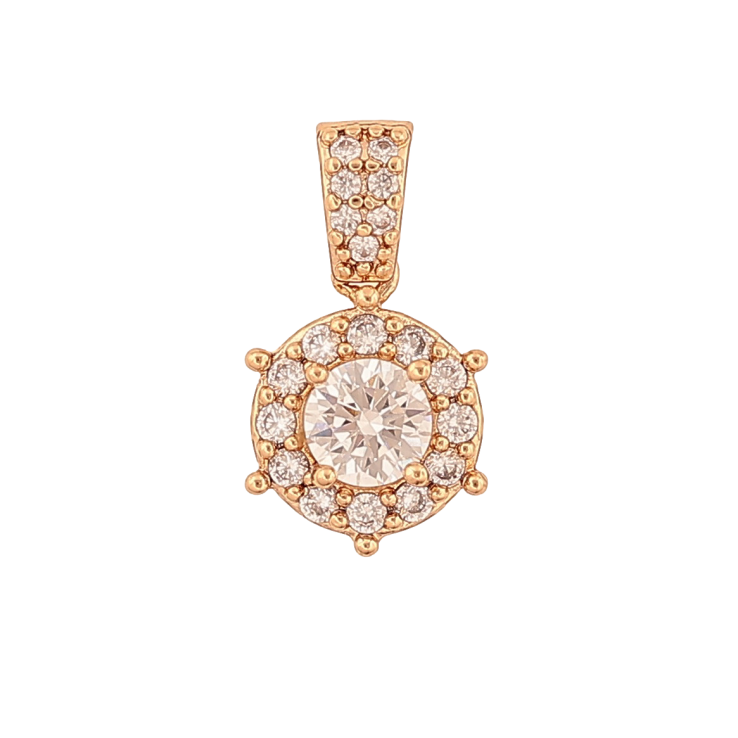 Кулон Xuping цвет Позолота 18K "Инкрустация кристаллами" для цепочки до 4мм фото №13