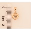 Кулон Xuping цвет Позолота 18K "Сердечко, 7х8мм" для цепочки до 5мм фото №2 Кулон Xuping цвет Позолота 18K "Сердечко, 7х8мм" для цепочки до 5мм фото №2