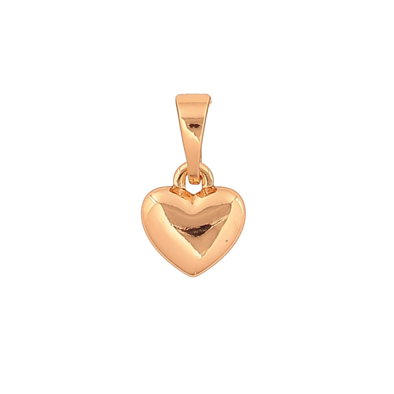 Кулон Xuping колір Позолота 18K "Сердечко, 7х8мм" для ланцюжка до 5мм фото №4 Кулон Xuping колір Позолота 18K "Сердечко, 7х8мм" для ланцюжка до 5мм фото №4