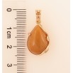 Кулон Xuping цвет Позолота 18K "Капелька с коричневым камнем" для цепочки до 5мм фото №2 Кулон Xuping цвет Позолота 18K "Капелька с коричневым камнем" для цепочки до 5мм фото №2
