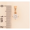 Кулон Xuping цвет Позолота 18K "Кристалл, ø 5мм" для цепочки до 5мм фото №2 Кулон Xuping цвет Позолота 18K "Кристалл, ø 5мм" для цепочки до 5мм фото №2