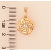 Кулон Xuping цвет Позолота 18K "Цветочек" для цепочки до 5мм фото №2 Кулон Xuping цвет Позолота 18K "Цветочек" для цепочки до 5мм фото №2