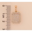 Кулон Xuping цвет Позолота 18K "Инкрустация кристаллами" для цепочки до 6мм фото №2