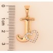 Кулон Xuping цвет Позолота 18K "Буква J с сердечком" для цепочки до 7мм фото №2 Кулон Xuping цвет Позолота 18K "Буква J с сердечком" для цепочки до 7мм фото №2