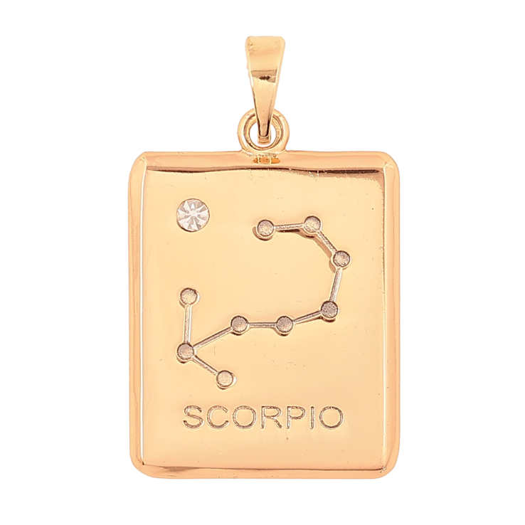 Кулон Xuping цвет Позолота 18K "Знак Зодиака Скорпион" для цепочки до 5мм фото №12
