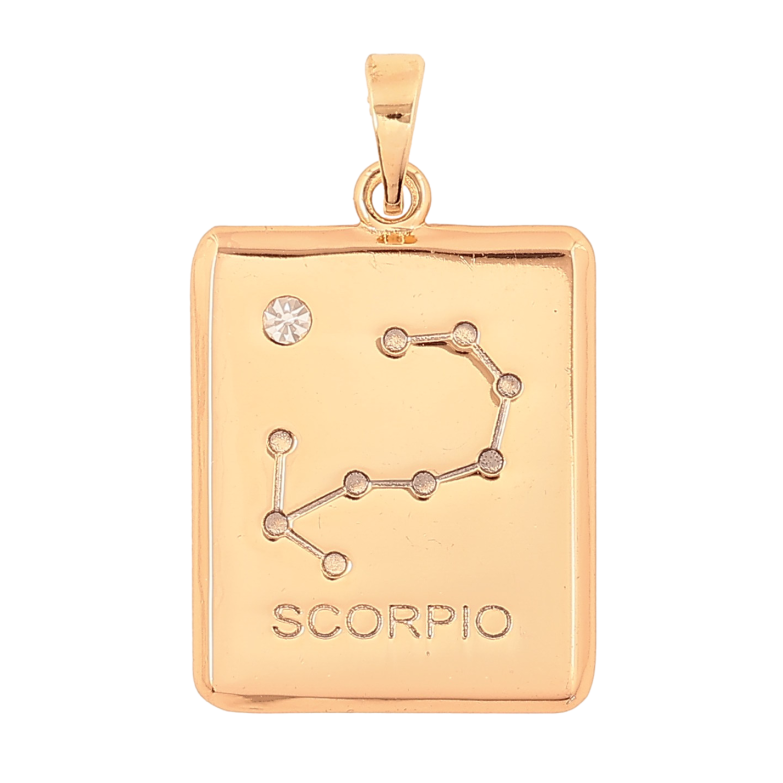 Кулон Xuping цвет Позолота 18K "Знак Зодиака Скорпион" для цепочки до 5мм фото №1