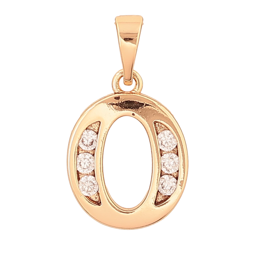 Кулон Xuping цвет Позолота 18K "Буква O" для цепочки до 5мм фото №1 Кулон Xuping цвет Позолота 18K "Буква O" для цепочки до 5мм фото №1