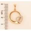 Кулон Xuping цвет Позолота 18K "Буква Q с сердечком" для цепочки до 7мм фото №2 Кулон Xuping цвет Позолота 18K "Буква Q с сердечком" для цепочки до 7мм фото №2