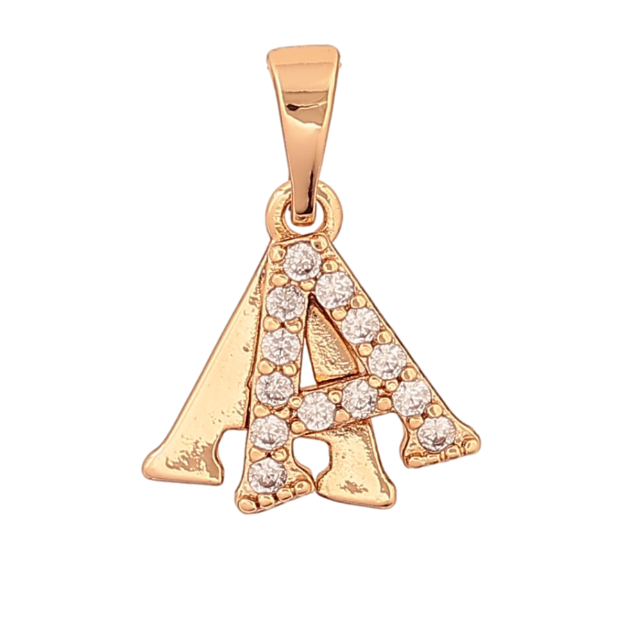 Кулон Xuping цвет Позолота 18K "Буква А" для цепочки до 5мм фото №1 Кулон Xuping цвет Позолота 18K "Буква А" для цепочки до 5мм фото №1