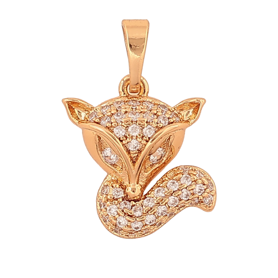 Кулон Xuping цвет Позолота 18K "Лисичка с кристаллами" для цепочки до 5мм фото №1 Кулон Xuping цвет Позолота 18K "Лисичка с кристаллами" для цепочки до 5мм фото №1