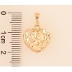 Кулон Xuping колір Позолота 18K "Сердечко" для ланцюжка до 5мм фото №2 Кулон Xuping колір Позолота 18K "Сердечко" для ланцюжка до 5мм фото №2