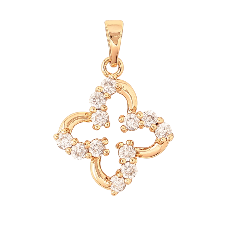 Кулон Xuping колір Позолота 18K "Квіточка" для ланцюжка до 5мм фото №24 Кулон Xuping колір Позолота 18K "Квіточка" для ланцюжка до 5мм фото №24