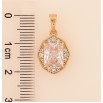 Кулон Xuping цвет Позолота 18K "Кристальный блеск" для цепочки до 5мм фото №2 Кулон Xuping цвет Позолота 18K "Кристальный блеск" для цепочки до 5мм фото №2