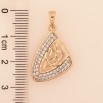 Кулон Xuping цвет Позолота 18K "Узор с кристаллами" для цепочки до 5мм фото №2 Кулон Xuping цвет Позолота 18K "Узор с кристаллами" для цепочки до 5мм фото №2