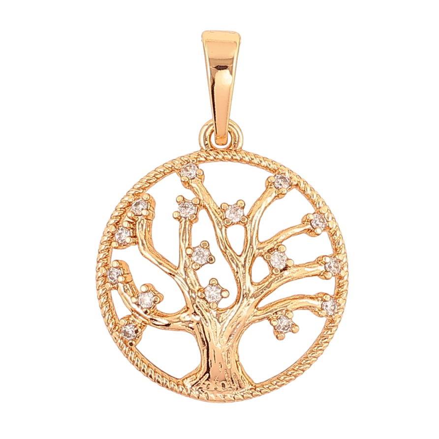 Кулон Xuping колір Позолота 18K "Дерево життя" для ланцюжка до 6мм фото №1 Кулон Xuping колір Позолота 18K "Дерево життя" для ланцюжка до 6мм фото №1