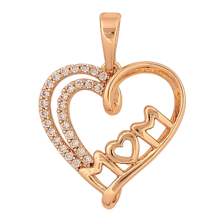Кулон Xuping колір Позолота 18K "Серце з написом Мама" для ланцюжка до 6мм фото №8 Кулон Xuping колір Позолота 18K "Серце з написом Мама" для ланцюжка до 6мм фото №8