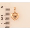 Кулон Xuping цвет Позолота 18K "Сердечко, 9х10мм" для цепочки до 5мм фото №2 Кулон Xuping цвет Позолота 18K "Сердечко, 9х10мм" для цепочки до 5мм фото №2