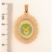 Кулон Xuping колір Позолота 18K "Знак Зодіаку Лев" для ланцюжка до 7мм фото №2 Кулон Xuping колір Позолота 18K "Знак Зодіаку Лев" для ланцюжка до 7мм фото №2