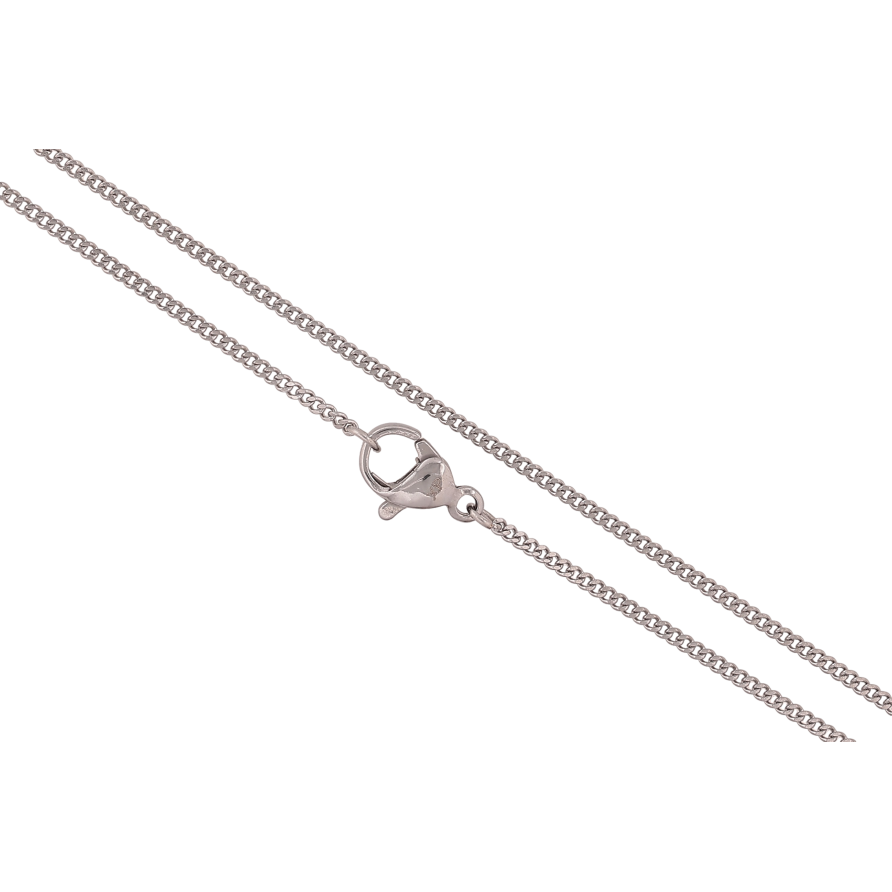 Цепочка Xuping ТТМ Stainless Steel цвет Родий "Плетение Панцирное" длина 45см х 1мм фото №1 Цепочка Xuping ТТМ Stainless Steel цвет Родий "Плетение Панцирное" длина 45см х 1мм фото №1