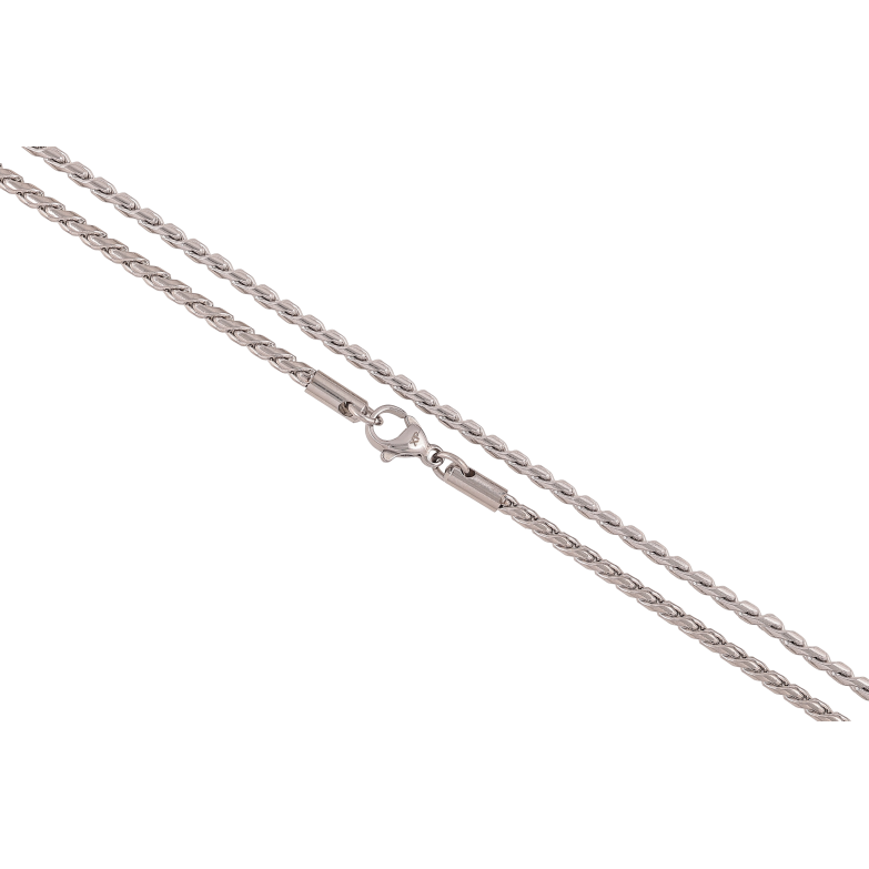 Цепочка Xuping ТТМ Stainless Steel цвет Родий "Плетение Фантазийное" длина 50см х 3мм фото №1