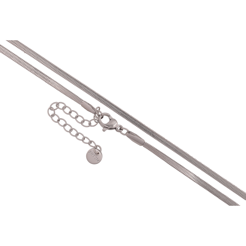 Ланцюжок Xuping ТТМ Stainless Steel колір Родій "Плетіння Снейк" довжина 45-50см х 2.5мм фото №12