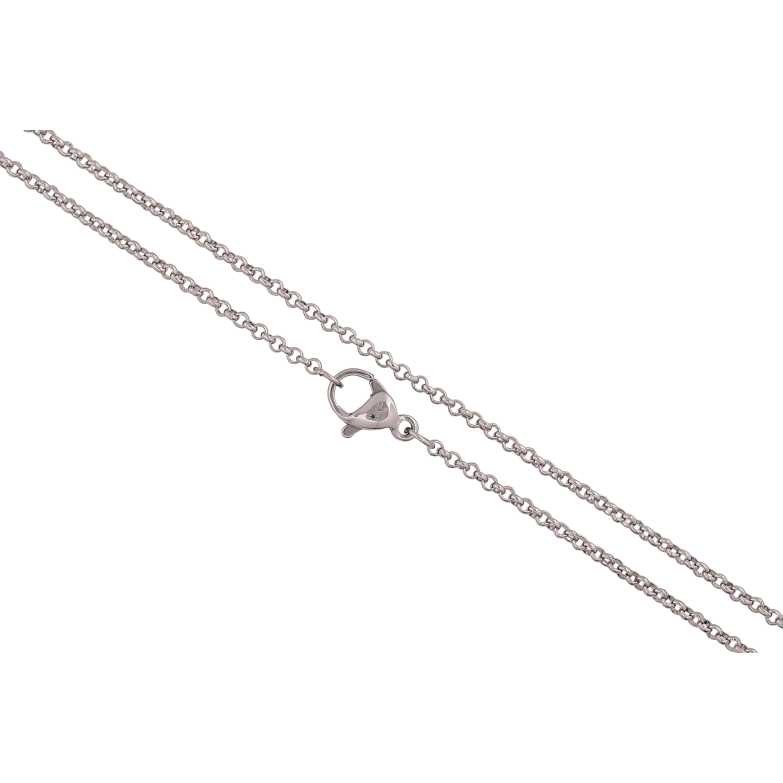 Ланцюжок Xuping ТТМ Stainless Steel колір Родій "Плетіння Ролло" довжина 45см х 2мм фото №12 Ланцюжок Xuping ТТМ Stainless Steel колір Родій "Плетіння Ролло" довжина 45см х 2мм фото №12