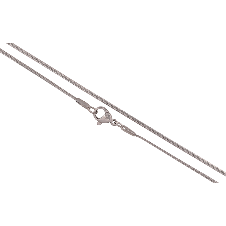 Ланцюжок Xuping ТТМ Stainless Steel колір Родій "Плетіння Снейк" довжина 45см х 1.5мм фото №8 Ланцюжок Xuping ТТМ Stainless Steel колір Родій "Плетіння Снейк" довжина 45см х 1.5мм фото №8