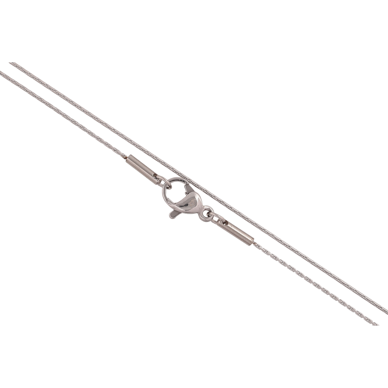 Ланцюжок Xuping ТТМ Stainless Steel колір Родій "Плетіння склочене" довжина 45см х 1мм фото №17 Ланцюжок Xuping ТТМ Stainless Steel колір Родій "Плетіння склочене" довжина 45см х 1мм фото №17