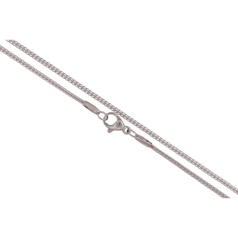 Ланцюжок Xuping ТТМ Stainless Steel колір Родій "Плетіння Фантазійне" довжина 45см х 2мм фото №16