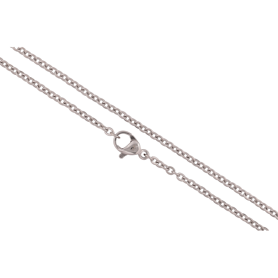 Цепочка Xuping ТТМ Stainless Steel цвет Родий "Плетение Якорное" длина 45см х 2мм фото №1 Цепочка Xuping ТТМ Stainless Steel цвет Родий "Плетение Якорное" длина 45см х 2мм фото №1