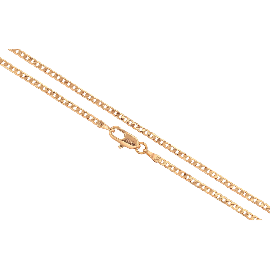 Ланцюжок Xuping колір Позолота 18K "Плетіння Панцирне" довжина 50см х 2мм фото №1 Ланцюжок Xuping колір Позолота 18K "Плетіння Панцирне" довжина 50см х 2мм фото №1